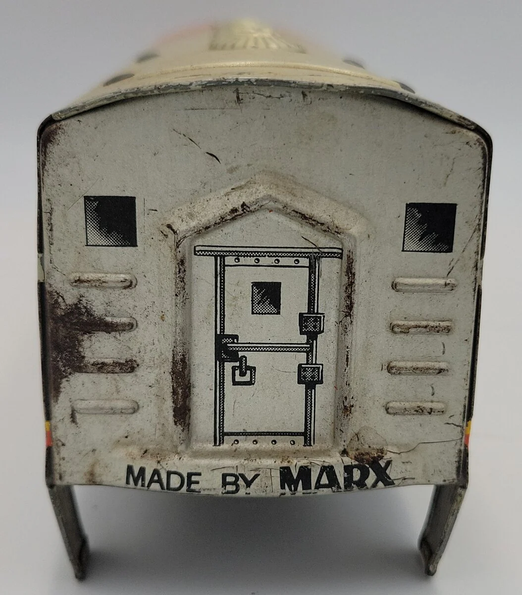 Marx MX-21 O Gauge Santa Fe Diesel Locomotive Powered Engine Tinplate Shell - Image 5