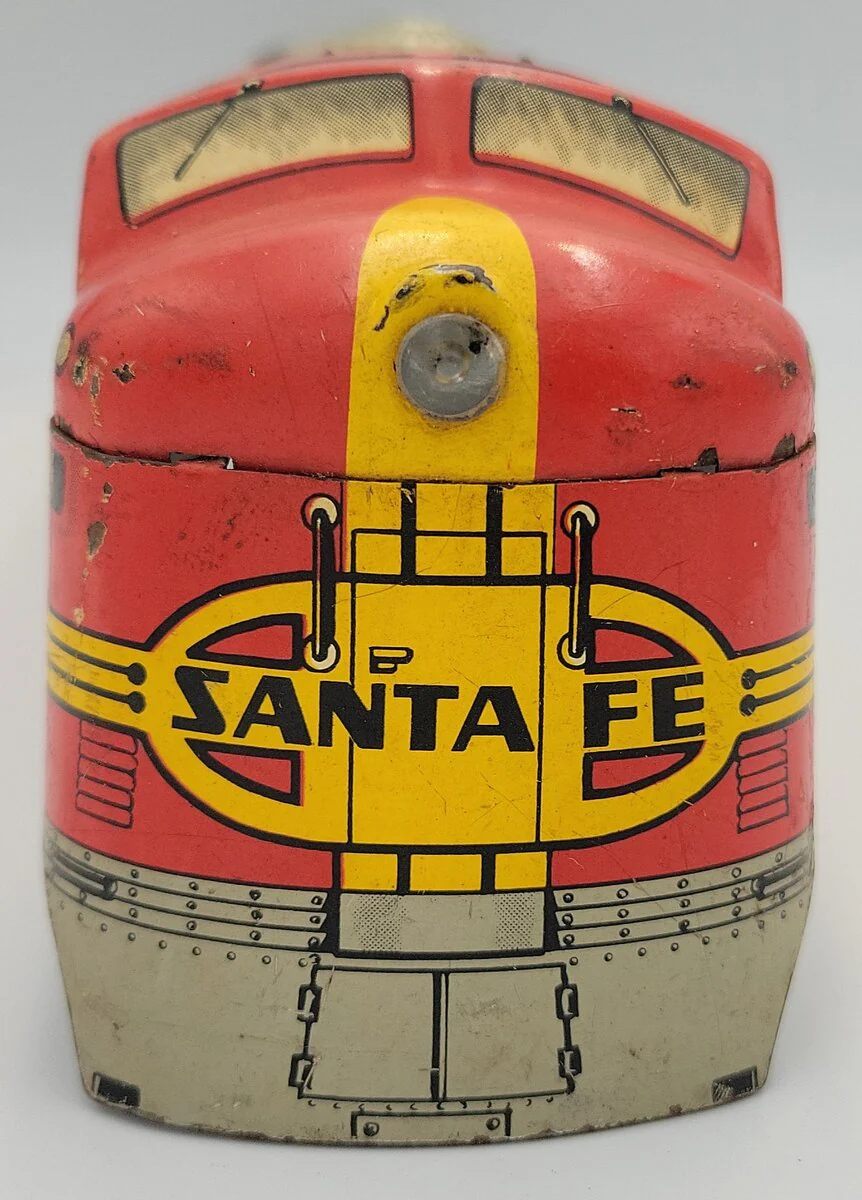 Marx MX-21 O Gauge Santa Fe Diesel Locomotive Powered Engine Tinplate Shell - Image 6