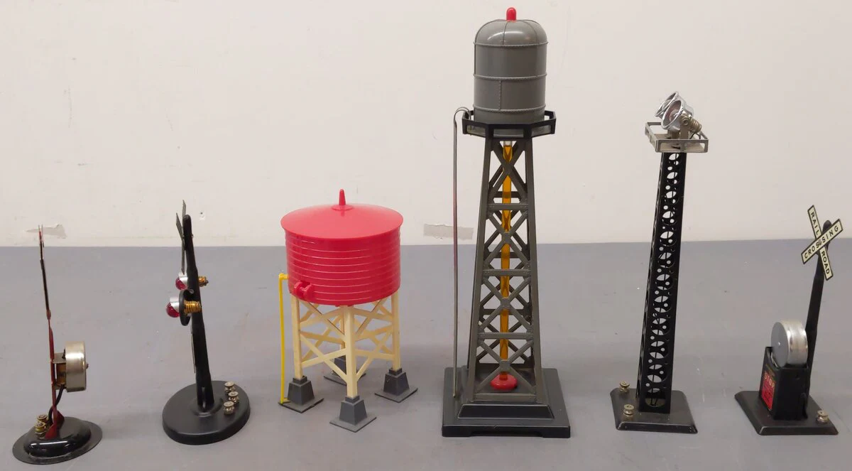 Marx Vintage O Gauge Towers And Signals #423,414,065,416,0465,418 [6] VG - Image 4