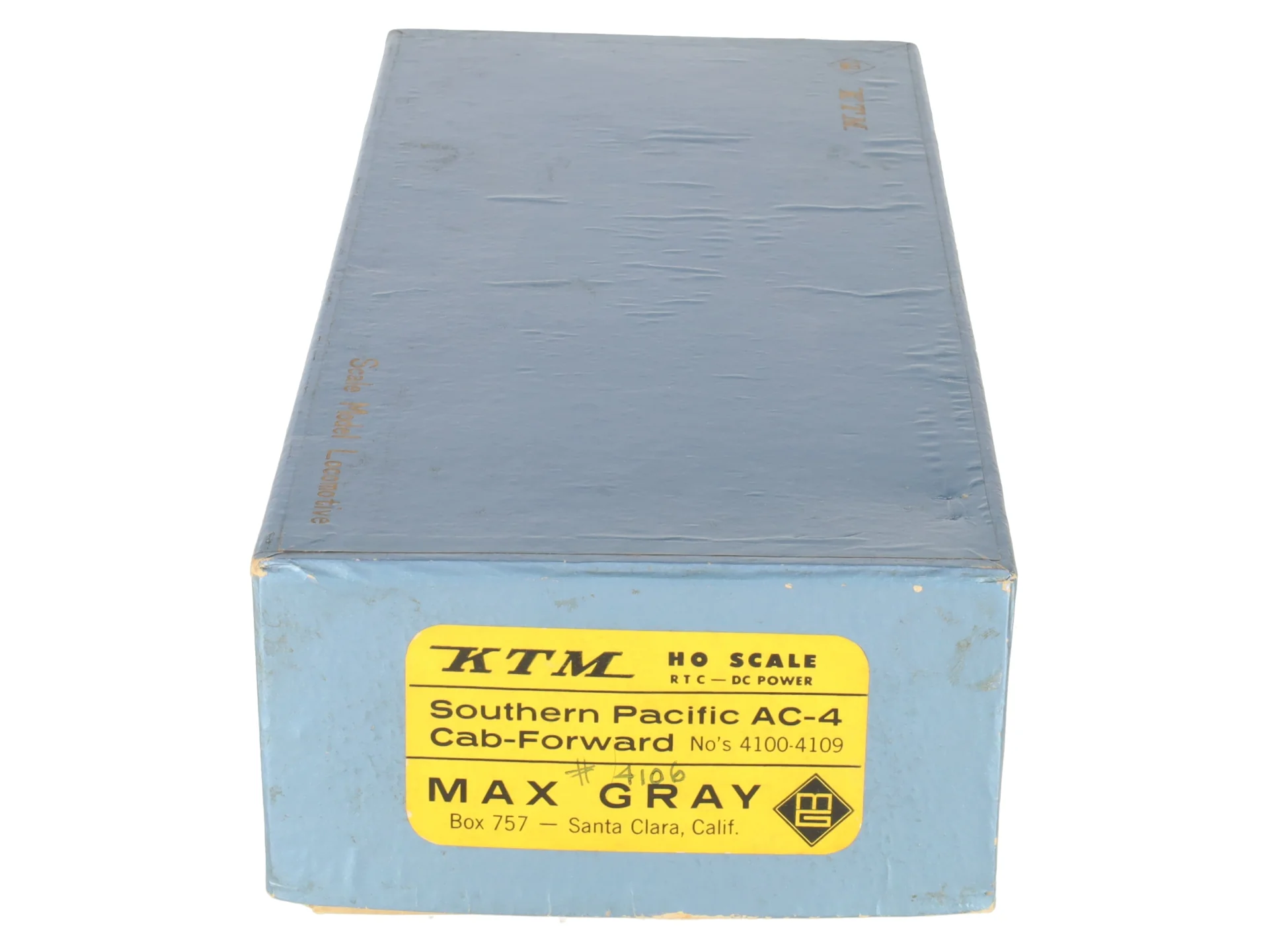 Max Gray HO Scale Brass SP AC-4 Cab Forward Steam Loco & Tender- Painted VG/Box - Image 12