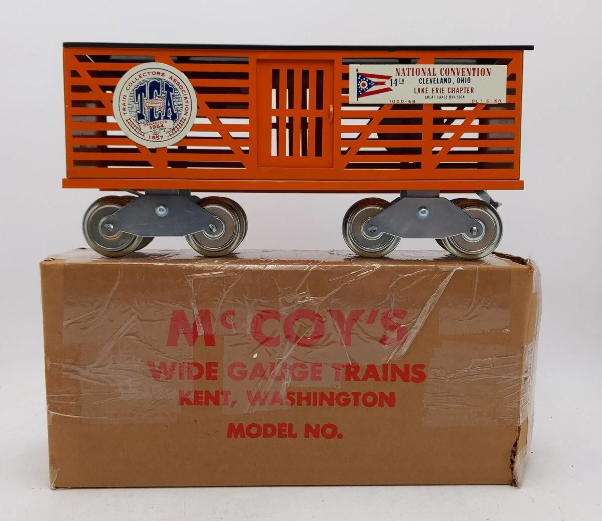 McCoy 1000-68 Standard gauge Cleveland Great Lakes Division Stock Car LN/Box