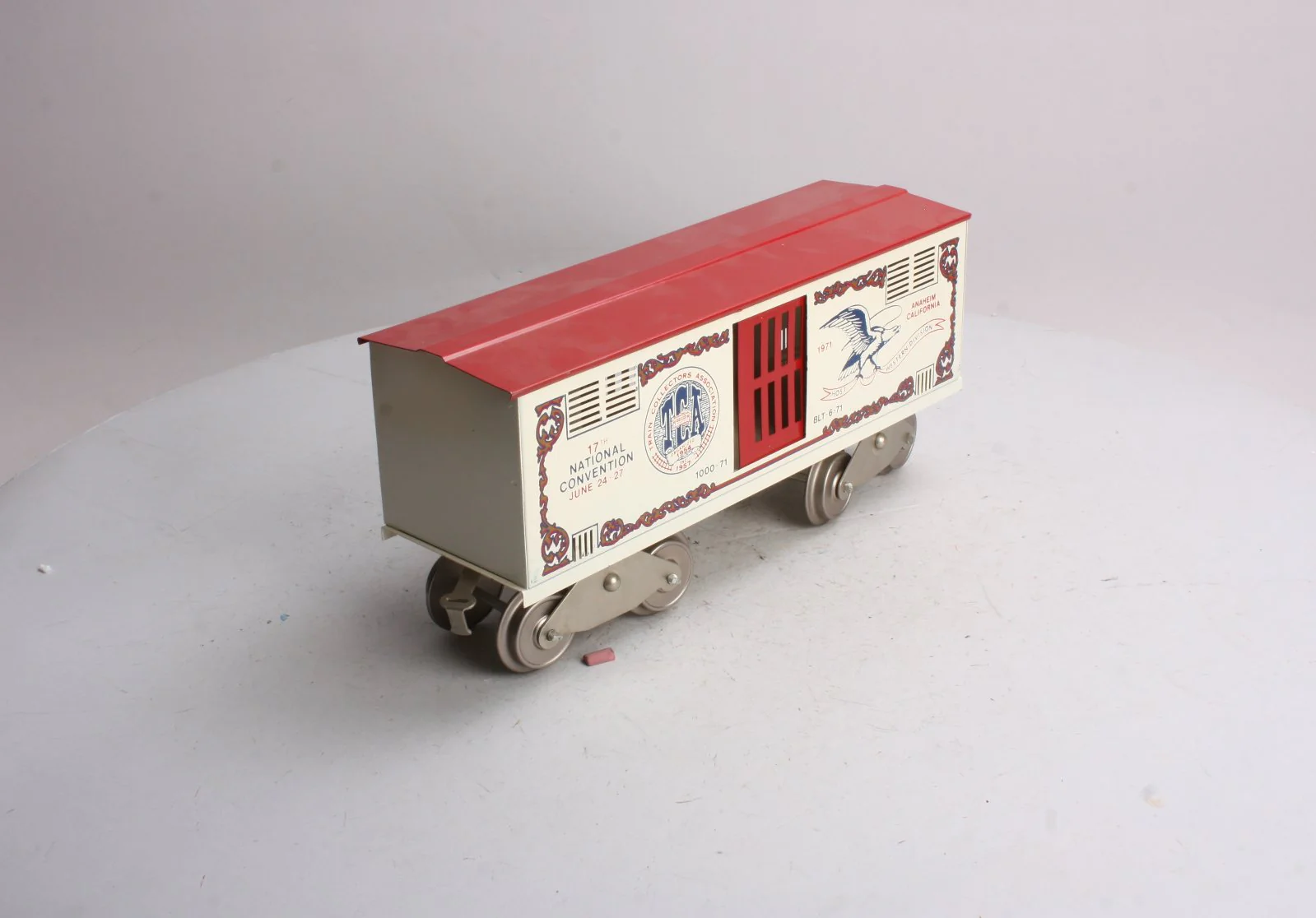 McCoy 1000-71 Standard Gauge TCA 1971 17th National Convention Boxcar LN/Box - Image 4