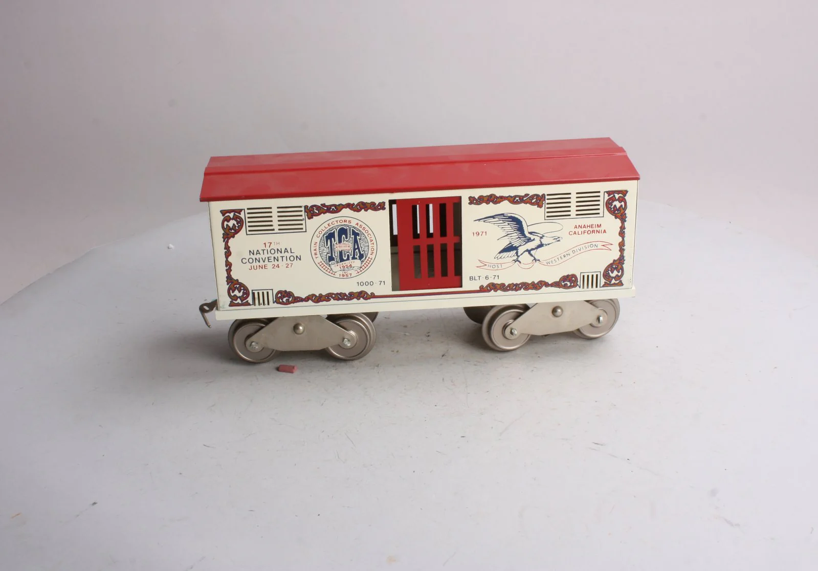 McCoy 1000-71 Standard Gauge TCA 1971 17th National Convention Boxcar LN/Box - Image 5
