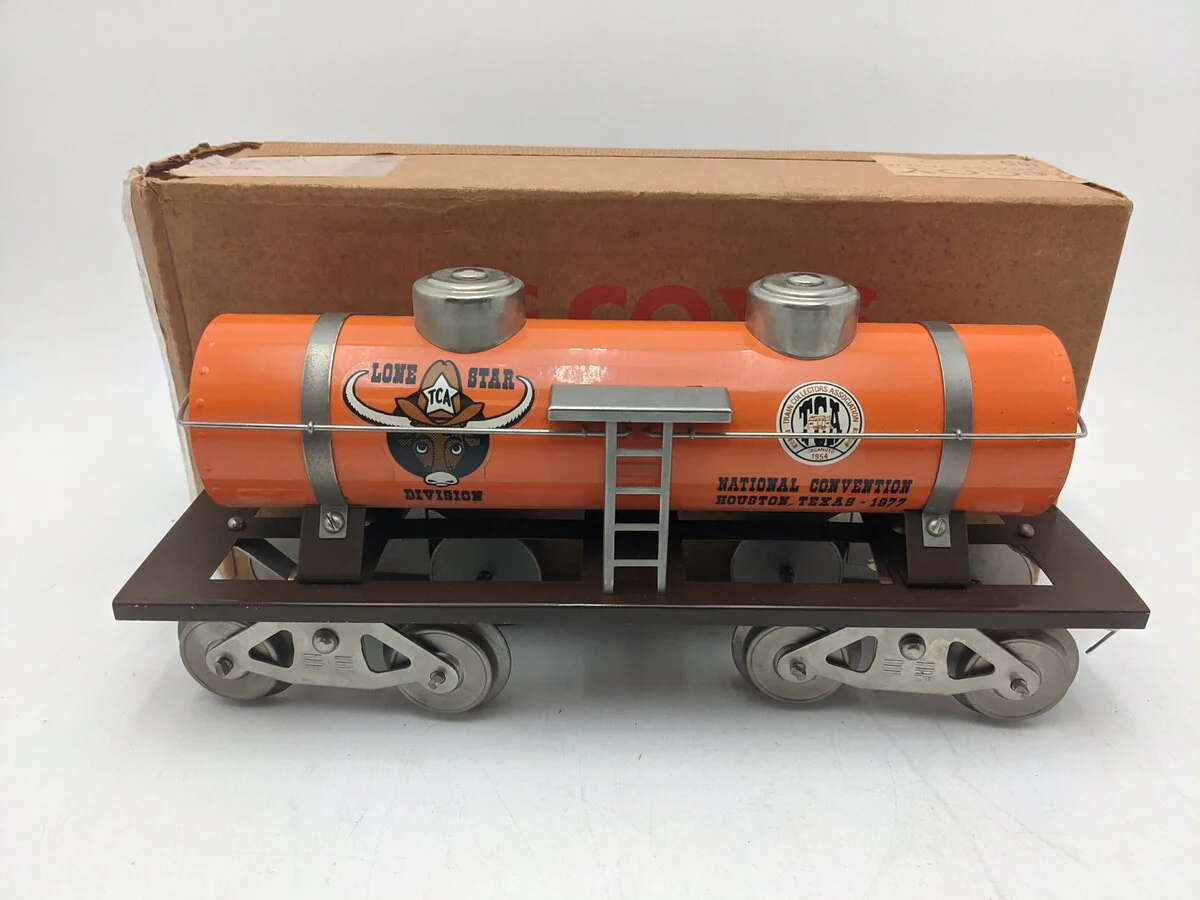 McCoy 1000-77 Standard Gauge 1977 Lone Star TCA Tank Car EX/Box