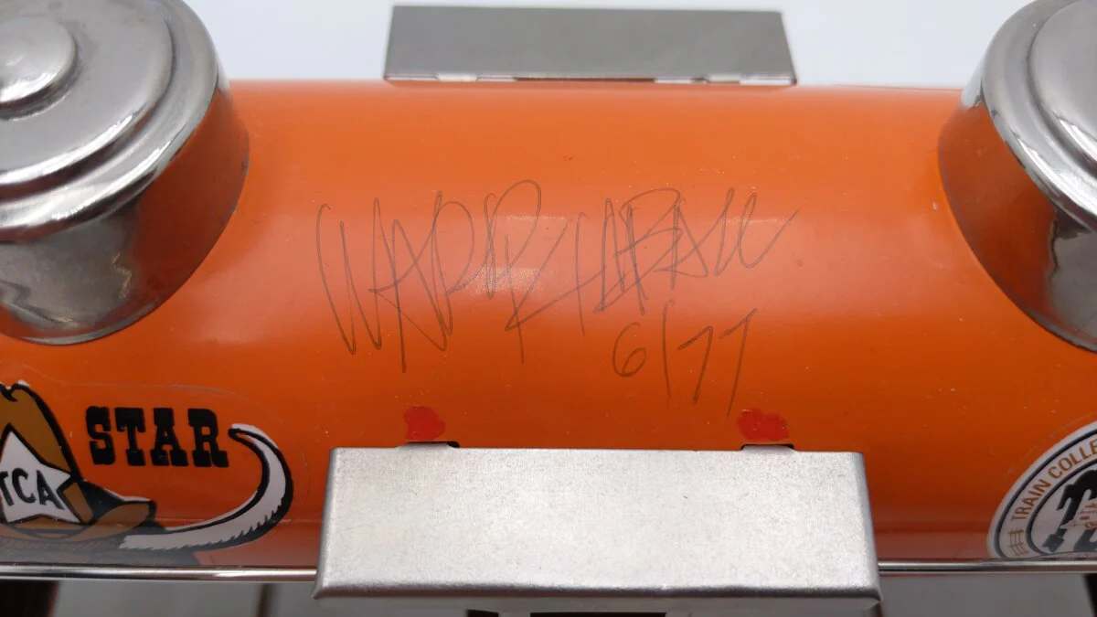 McCoy 1000-77 Standard Gauge 1977 Lone Star TCA Tank Car Signed by Ward Kimball EX/Box - Image 2