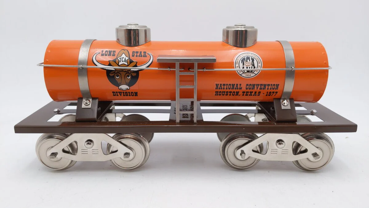 McCoy 1000-77 Standard Gauge 1977 Lone Star TCA Tank Car Signed by Ward Kimball EX/Box - Image 4