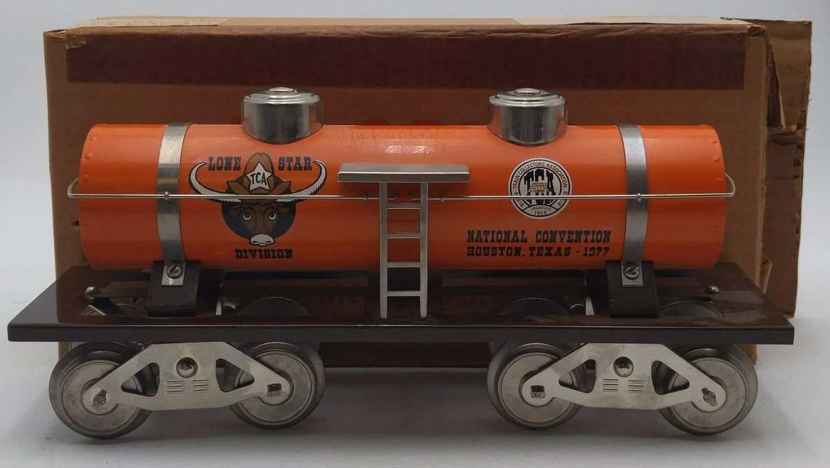 McCoy 1000-77 Standard Gauge Lone Star TCA Tank Car - AUTOGRAPHED EX/Box