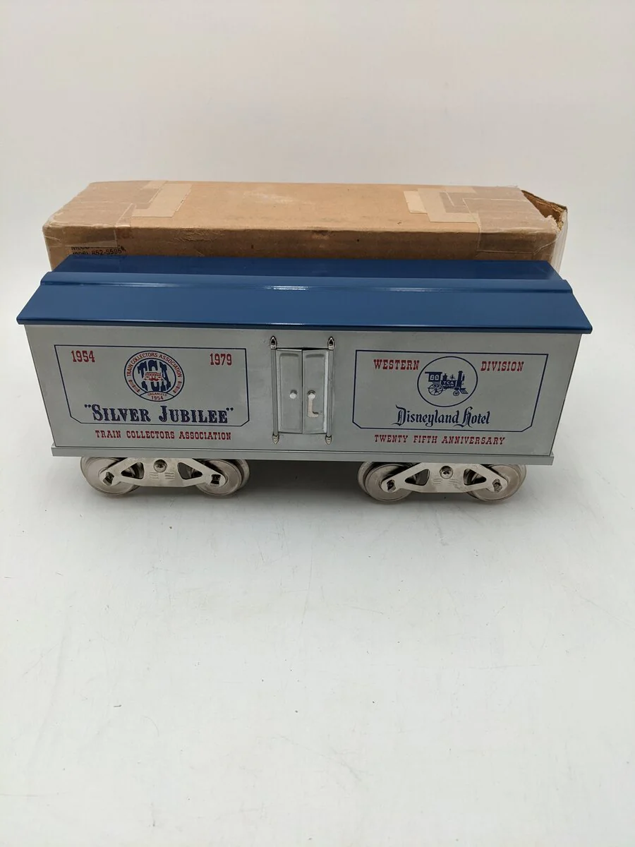 McCoy 1000-79 STD Gauge TCA "Silver Jubilee" 1954-1979 Disneyland Hotel Boxcar EX/Box