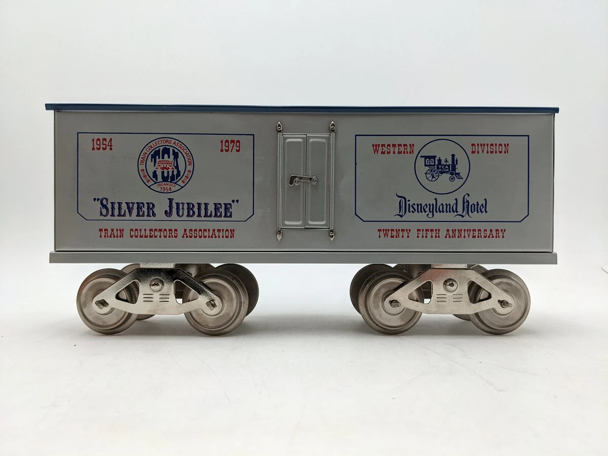 McCoy 1000-79 STD Gauge TCA "Silver Jubilee" 1954-1979 Disneyland Hotel Boxcar EX/Box - Image 2
