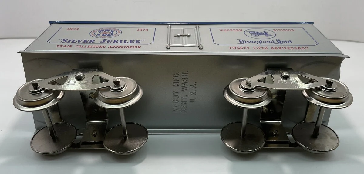 McCoy 1000-79 STD Gauge TCA "Silver Jubilee" 1954-1979 Disneyland Hotel Boxcar LN/Box - Image 2