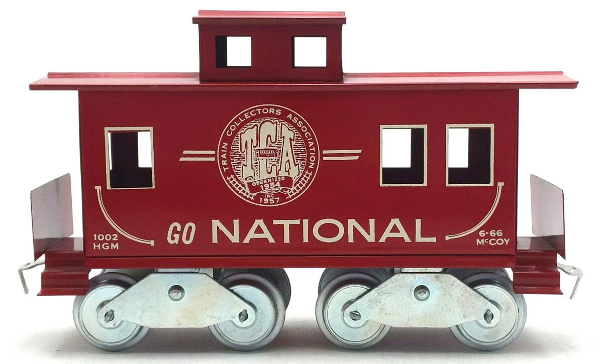 McCoy 1002 Standard Gauge TCA 1976 National Caboose EX
