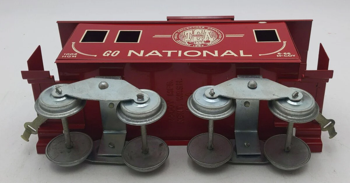 McCoy 1002 Standard Gauge TCA 1976 National Caboose VG/Box - Image 2