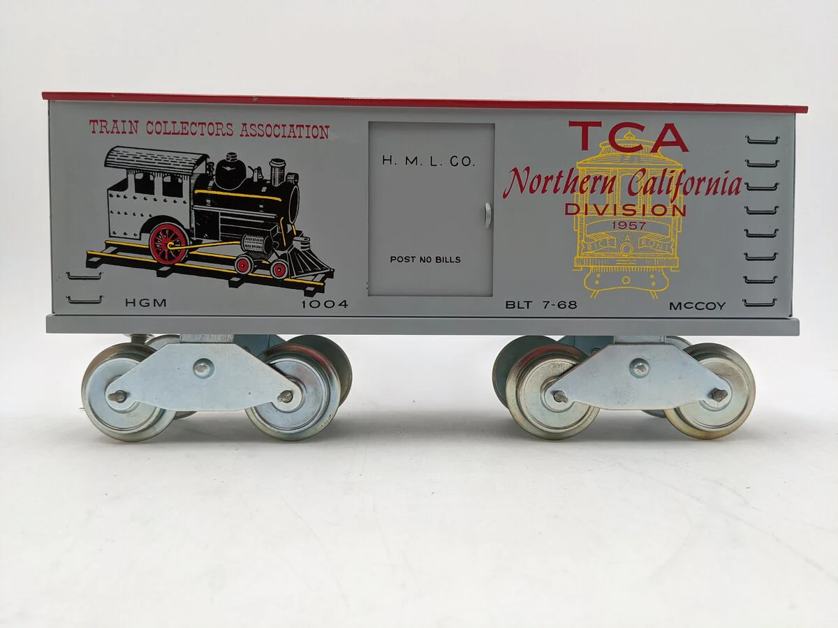 McCoy 1004 Standard Gauge TCA Northern California Division Boxcar EX/Box - Image 2