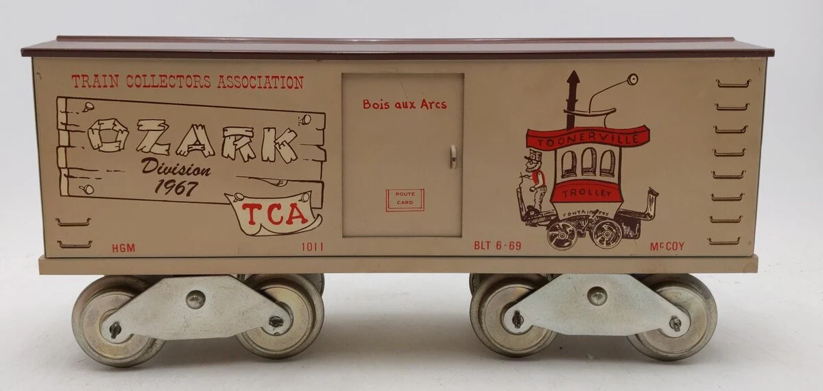 McCoy 1011 Standard Gauge TCA Ozark 1967 Boxcar LN/Box - Image 2