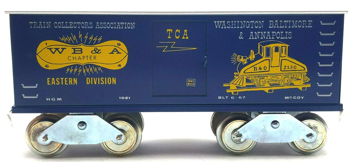 McCoy 1021 Standard Gauge Washington, Baltimore and Annapolis Boxcar VG/Box - Image 2