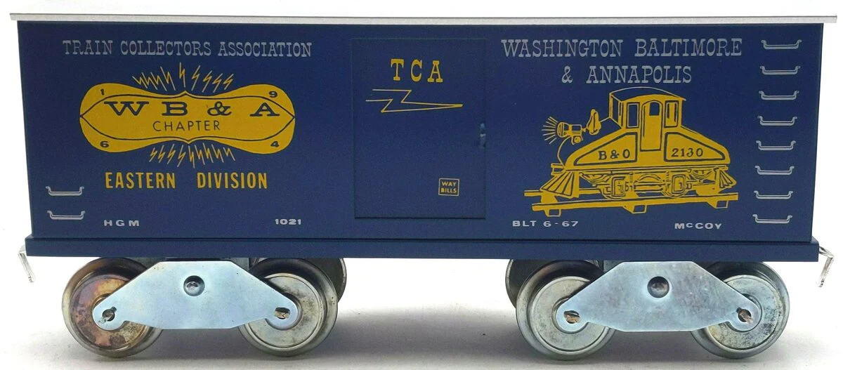 McCoy 1021 Standard Gauge Washington, Baltimore and Annapolis Boxcar VG/Box - Image 4