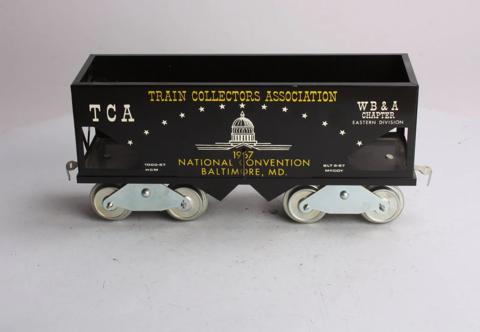 McCoy 1967 Standard Gauge TCA Baltimore, MD. National Convention Hopper EX