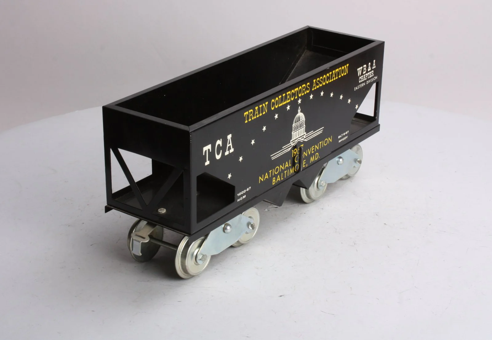 McCoy 1967 Standard Gauge TCA Baltimore, MD. National Convention Hopper EX/Box - Image 9