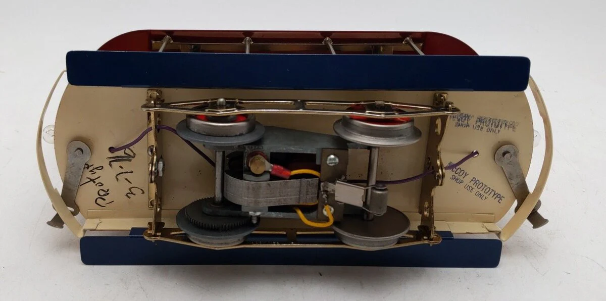 McCoy 1976 Standard Gauge Bicentennial Tinplate Trolley EX/Box - Image 5