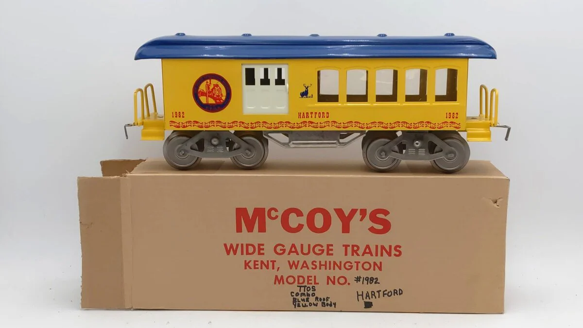 McCoy 1982 Standard Gauge TTOS Hartford Combine Car EX/Box