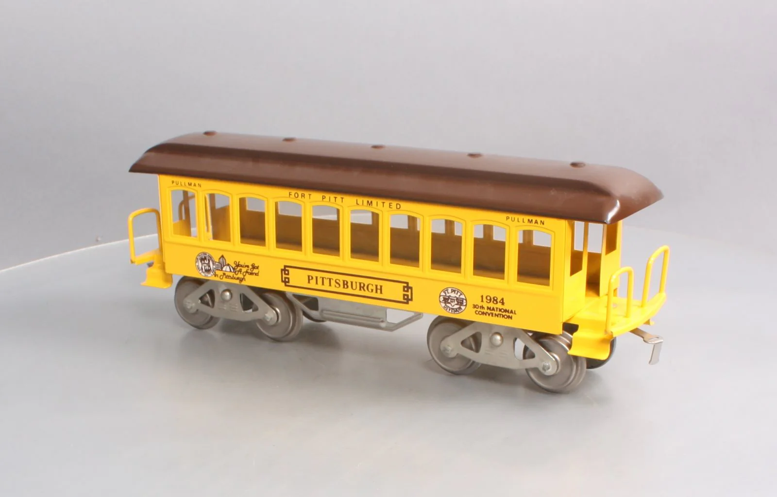 McCoy 1984 McCoy 1984 Standard Gauge TCA Pittsburgh Pullman Passenger Car LN/Box - Image 6