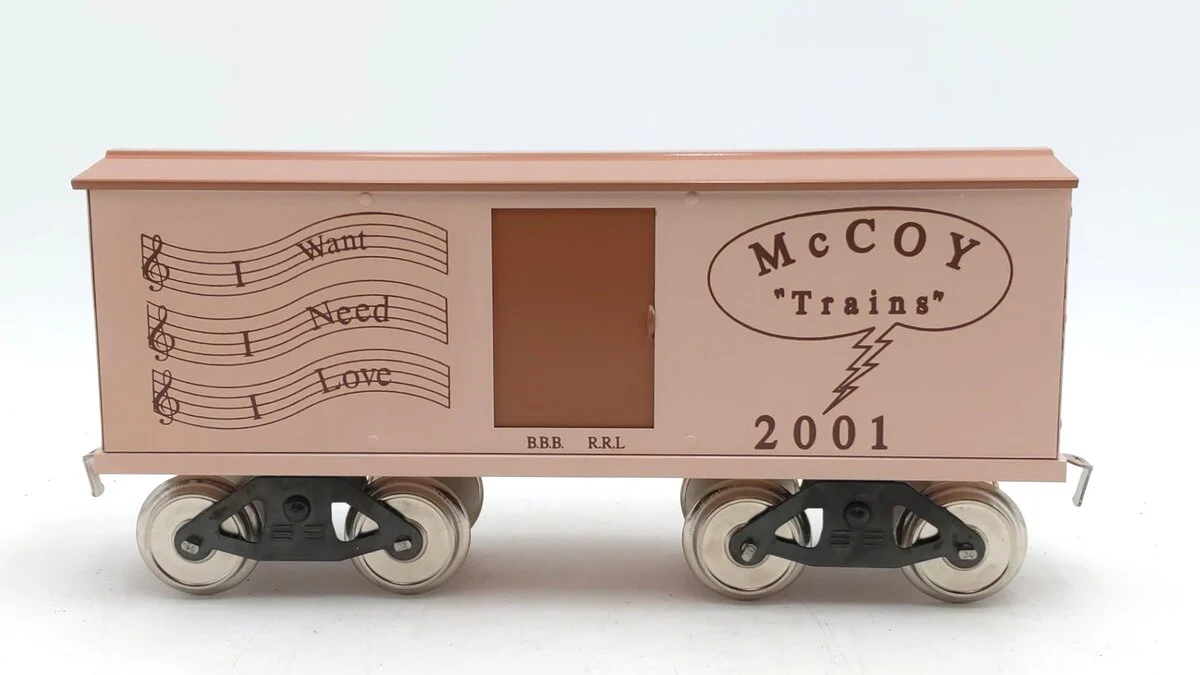 McCoy 2001 Standard Scale "I Want, I Need, I Love" Box Car Custom/Box - Image 2