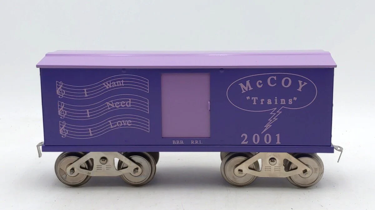 McCoy 2001 Standard Scale "I Want, I Need, I Love" Boxcar EX/Box - Image 2