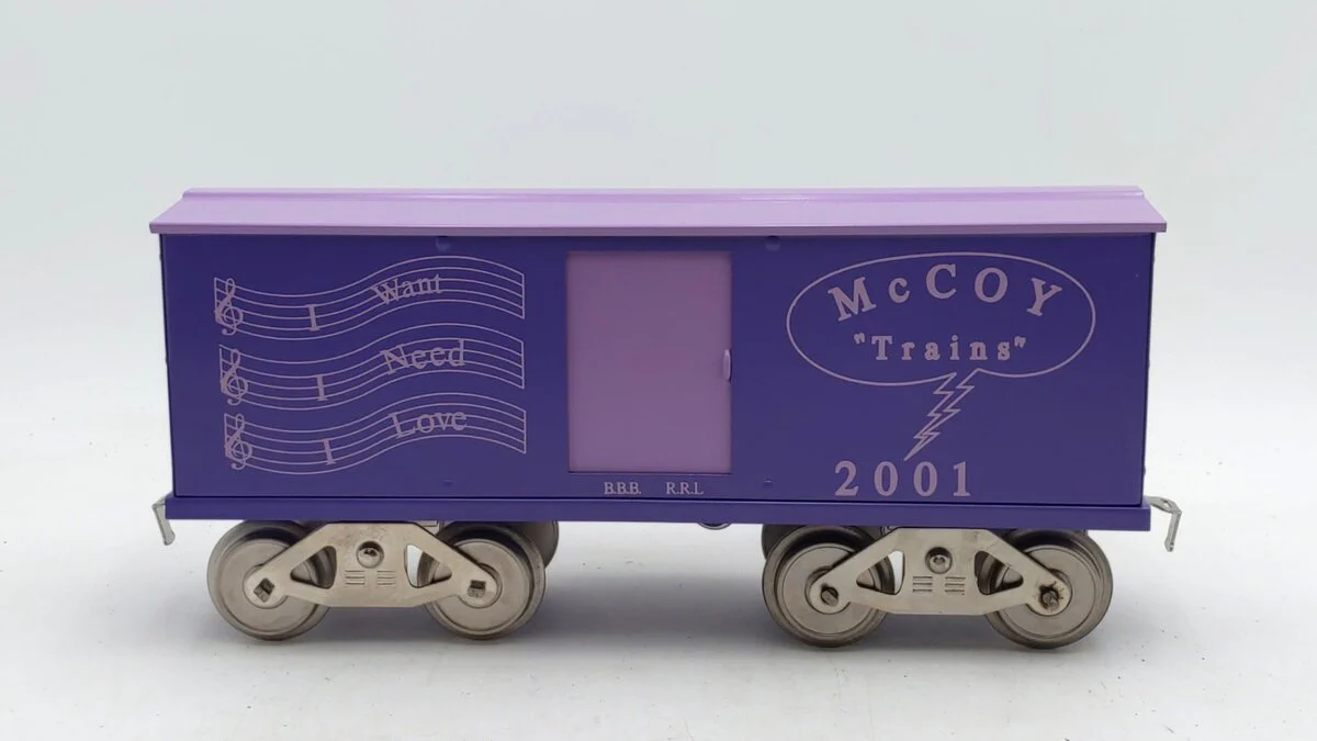 McCoy 2001 Standard Scale "I Want, I Need, I Love" Boxcar EX/Box - Image 3