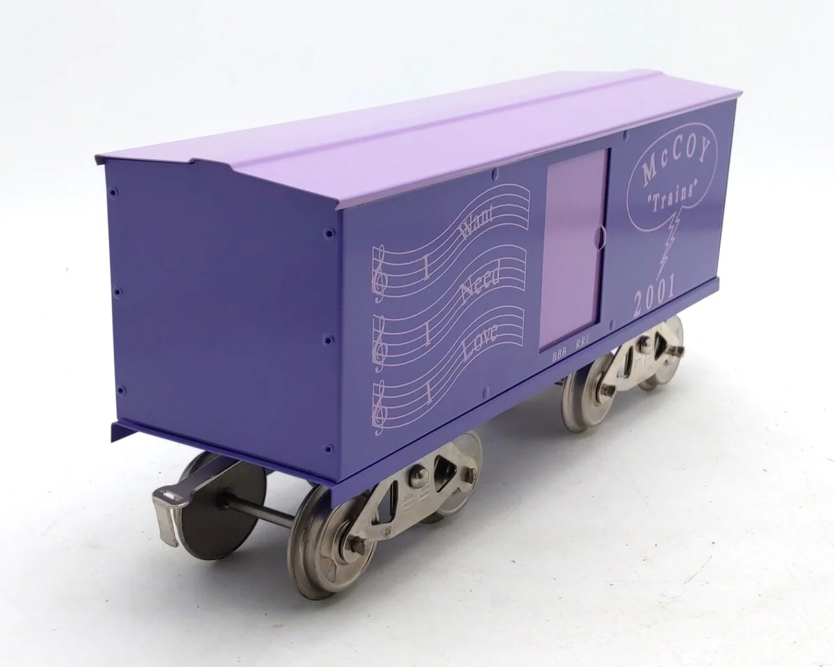 McCoy 2001 Standard Scale "I Want, I Need, I Love" Boxcar EX/Box - Image 7