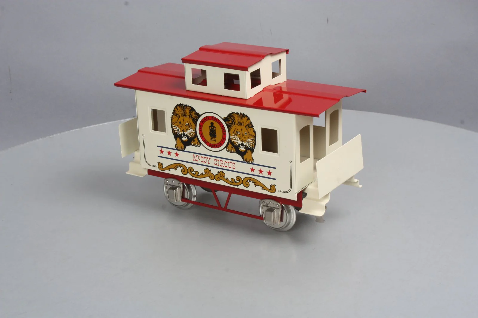 McCoy 253 Standard Gauge Circus Caboose LN/Box - Image 7