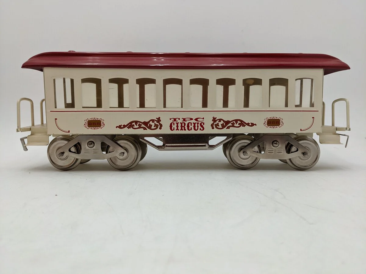 McCoy 255P Standard Gauge Circus Performer Car EX/Box - Image 2