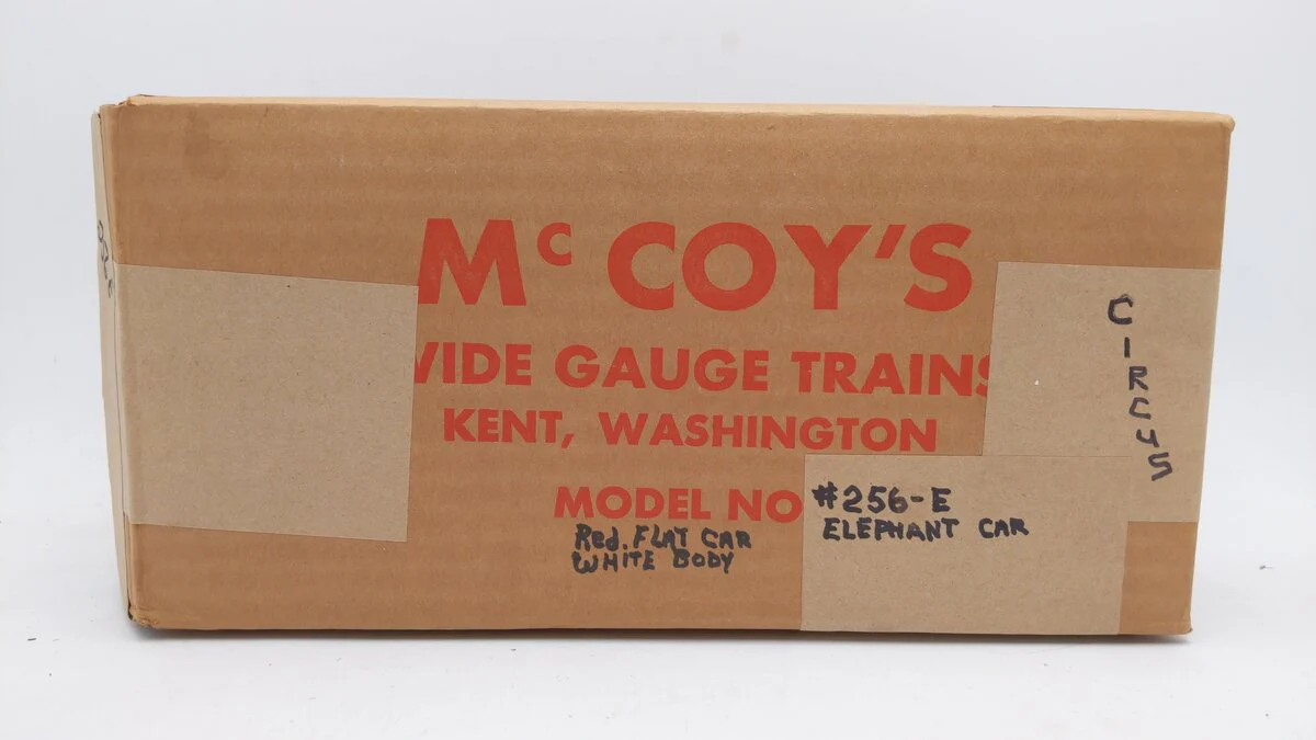McCoy 256E Standard Gauge TPC Circus "Tiny and Boo" Animal Car EX/Box - Image 7