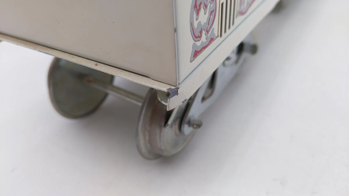 McCoy 256E Vintage Standard Gauge TPC Circus "Tiny and Boo" Animal Car (Error) VG/Box - Image 8