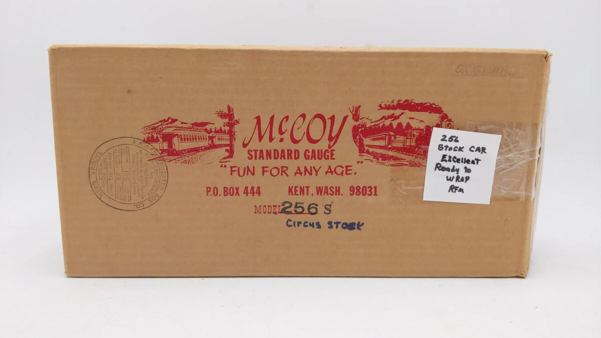 McCoy 256PS Standard Gauge TPC Circus Animal Car EX/Box - Image 5