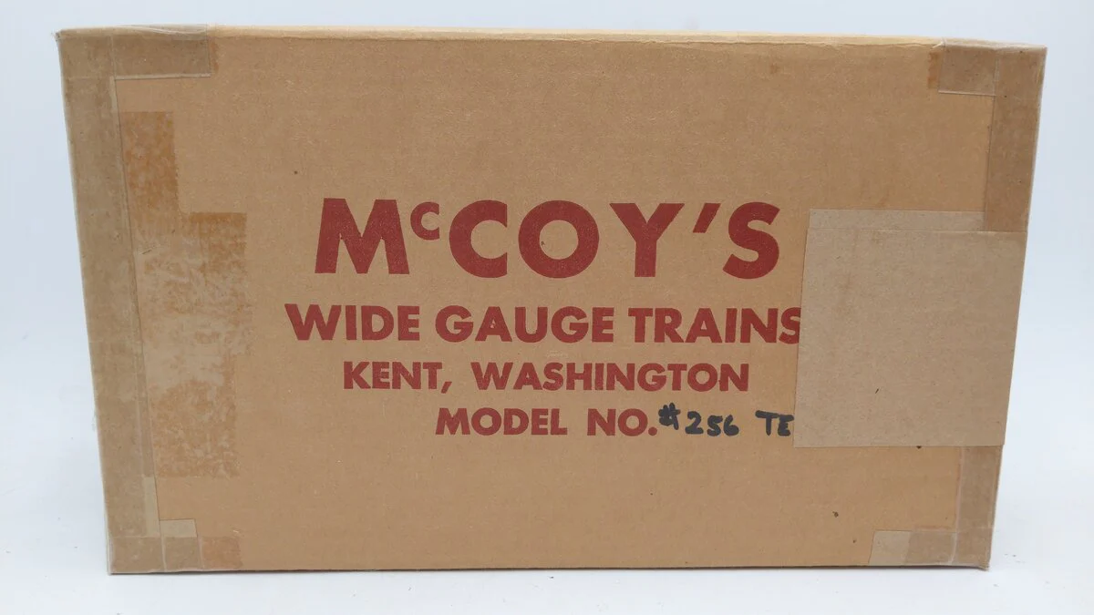 McCoy 256TW Standard Gauge TPC Circus Flat Car w/ Tent Wagon LN/Box - Image 8