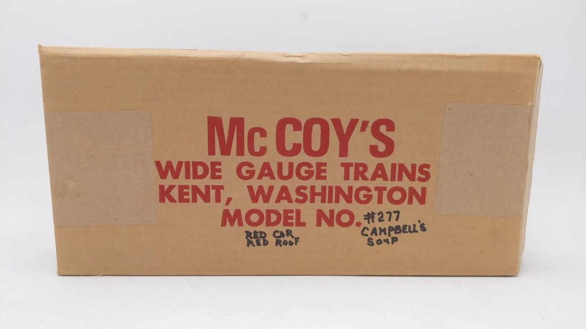 McCoy 277 Standard Gauge Campbell's Soup Boxcar EX/Box - Image 7