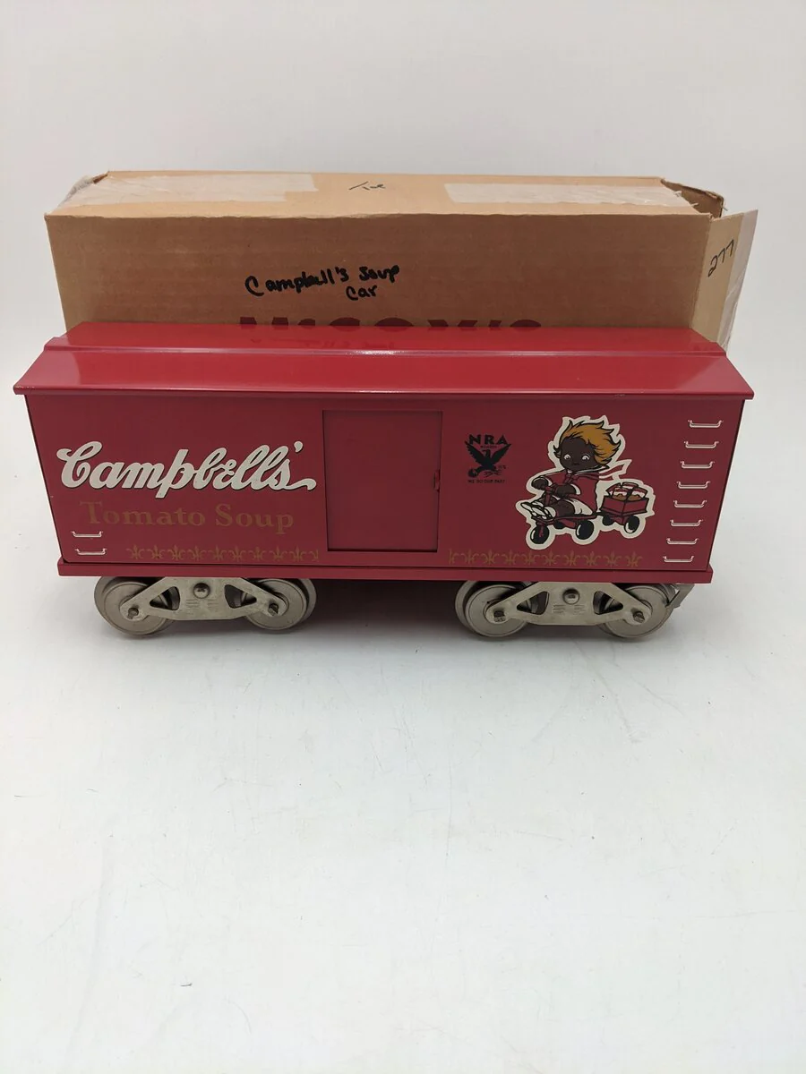 McCoy 277 Standard Gauge Campbell's Soup Boxcar EX/Box