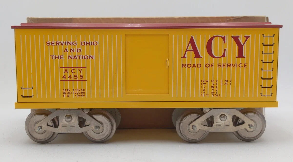 McCoy 296 Standard Gauge ACY Road of Service Boxcar VG/Box