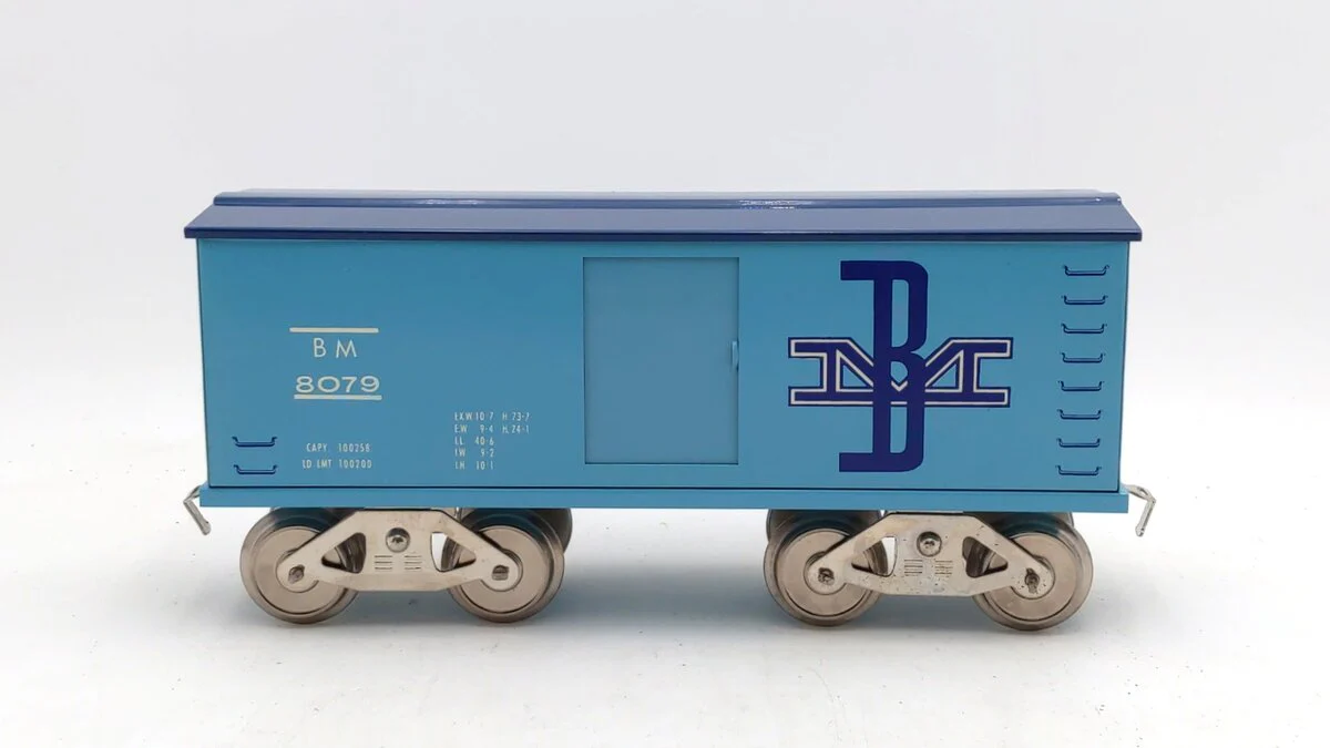 McCoy 8079 Standard Gauge Boston & Maine Boxcar LN/Box - Image 2