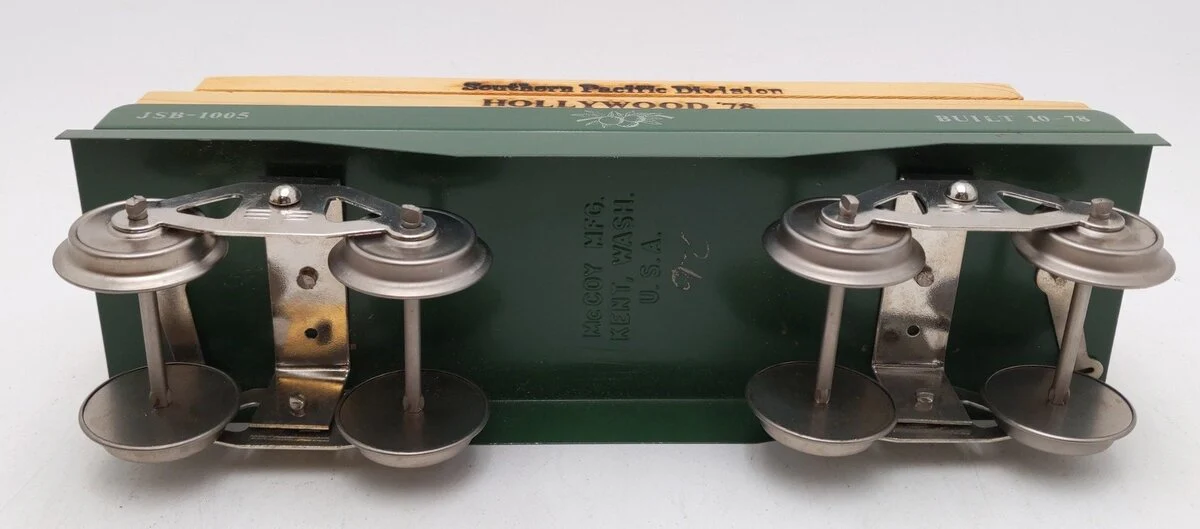 McCoy JSB-1005 Standard Gauge Southern Pacific Division Hollywood '78 Flatcar EX/Box - Image 3