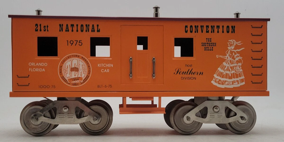 McCoy Standard Gauge 1975 TCA Olando Florida Convention Kitchen Car EX/Box - Image 2