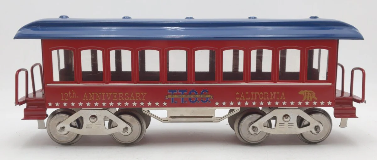 McCoy Standard Gauge 1978 TTOS 12th Anniversary Passenger Car EX/Box - Image 2