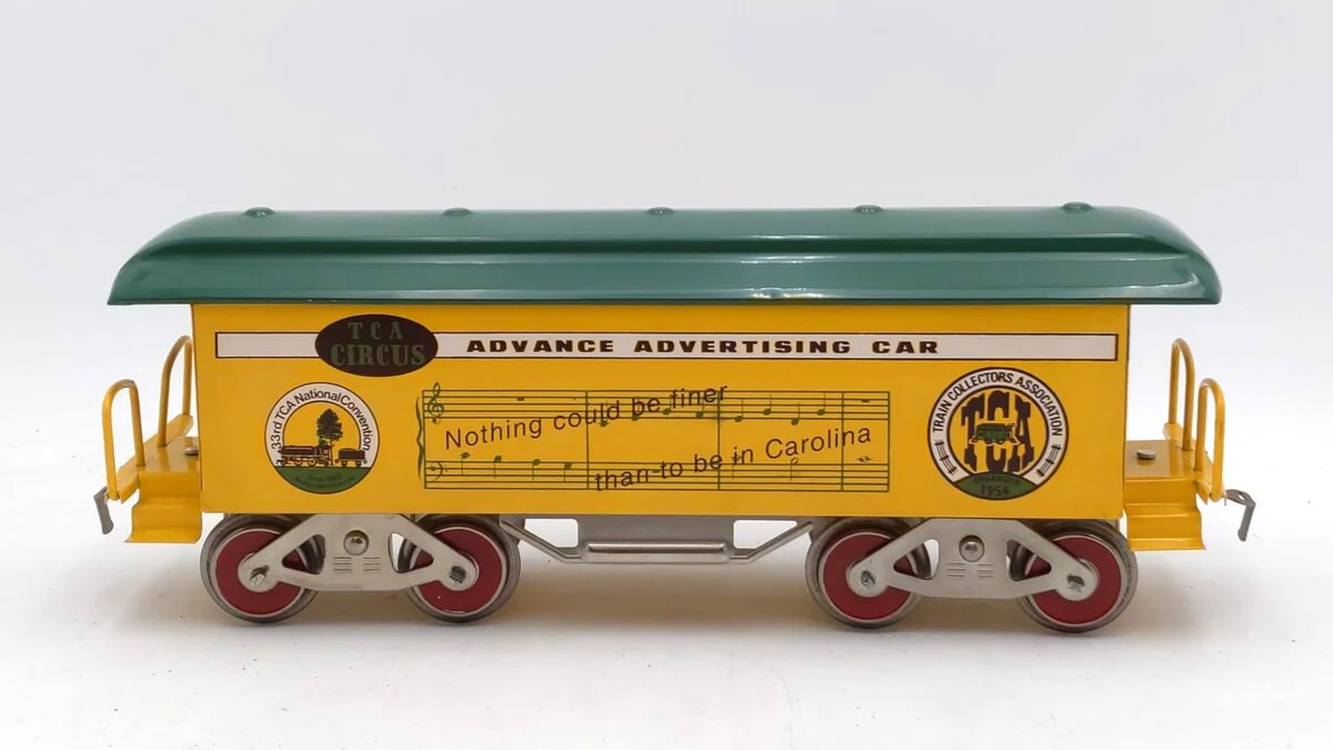 McCoy Standard Gauge 33rd TCA Convention Circus Advertising Car - 1987 EX
