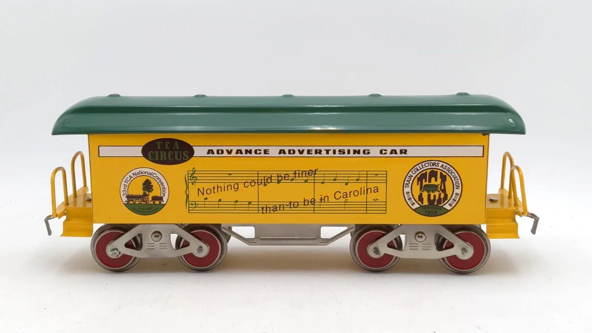 McCoy Standard Gauge 33rd TCA Convention Circus Advertising Car - 1987 EX - Image 2