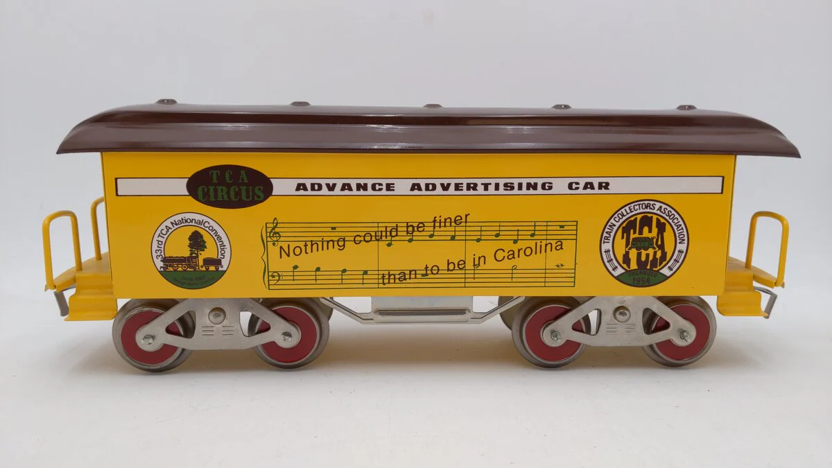McCoy Standard Gauge 33rd TCA Convention Circus Advertising Car - 1987 EX/Box - Image 3