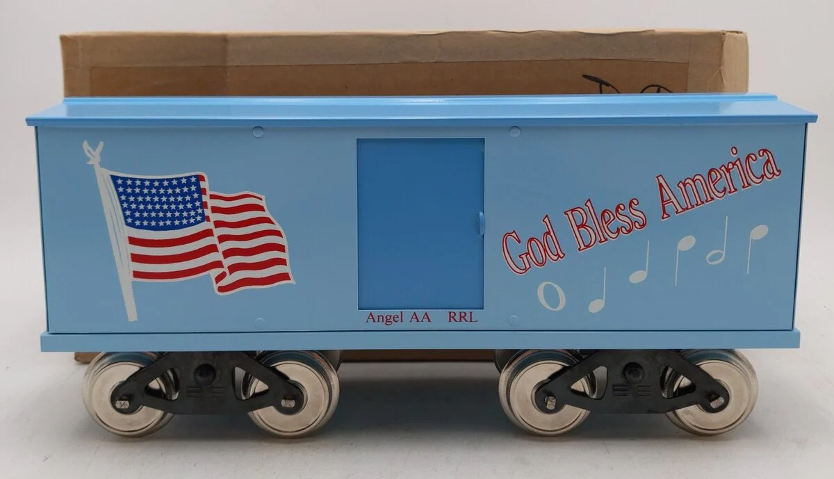 McCoy Standard Gauge God Bless America Boxcar LN/Box