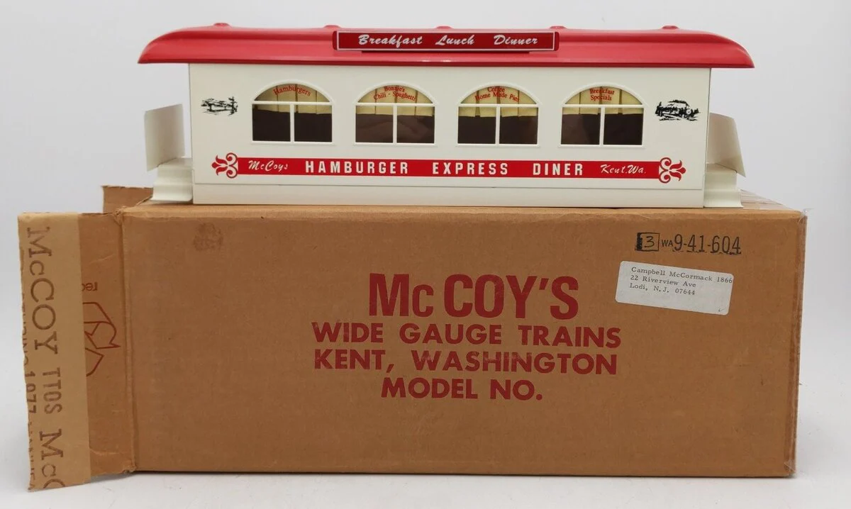 McCoy Standard Gauge Hamburger Express Diner LN/Box