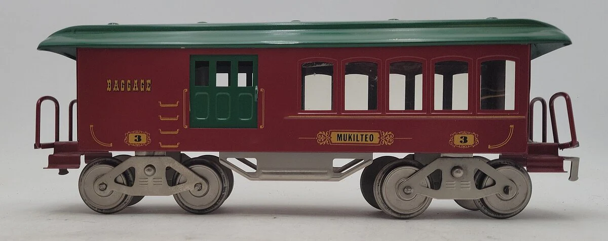 McCoy Standard Gauge  Mukilteo Baggage Passenger Car #3 LN/Box - Image 2