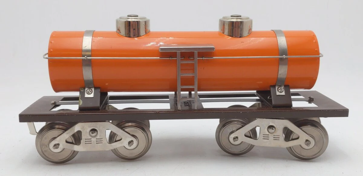 McCoy Standard Gauge Undecorated 2 Dome Tank Car VG/Box - Image 2