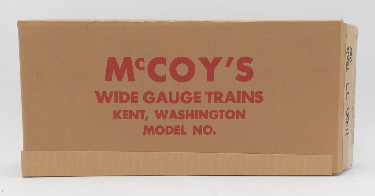 McCoy Standard Gauge Undecorated 2 Dome Tank Car VG/Box - Image 5